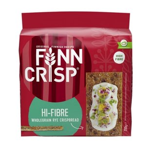 Хлібці Finn Crisp Hi-Fibre житні з висівками 200 г 98393 фото