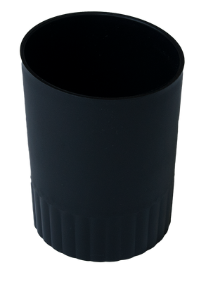 Стакан пластиковый для письменных принадлежностей, JOBMAX, черный BM.6351-01 фото