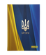 Блокнот UKRAINE, А5, 96 арк., клітинка, тверда картонна обкладинка, темно-синій BM.24511101-45 фото