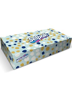 Серветки гігієнічні Selpak Міні Мікс в коробцi, 3 шари, 70 шт/упаковка 54781 фото