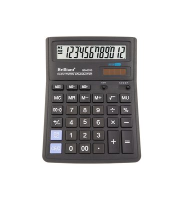 Калькулятор Brilliant BS-0333, 12 разрядов BS-0333 фото