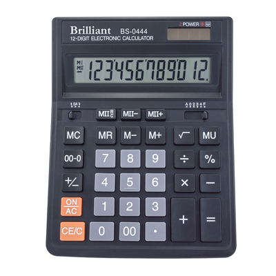 Калькулятор Brilliant BS-0444, 12 разрядов BS-0444 фото