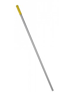 Алюмінієва рукоятка без дірки, 23,5х140 см, жовта, Standard 18401000 фото