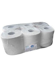 Туалетний папір Диво Бізнес Optimal, 2 шари, 130 м, 1130 шт, 12 рул/упаковка 37870 фото