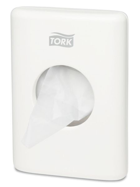 Держатель Tork для гигиенических пакетов, белый B5 (8 шт/ящ) 566000 фото