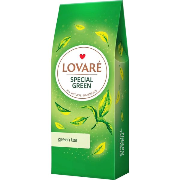 Чай зелений китайський Lovare Special Green, листовий 80 г 01809 фото