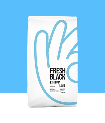 Кофе свежей обжарки Fresh Black Ethiopia Limu Filter (молотый) 1 кг 51001 фото