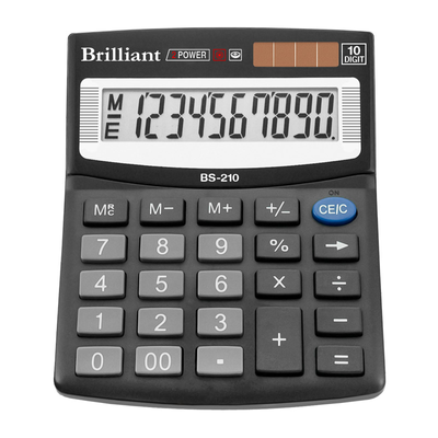 Калькулятор BS-210 10р., 2-пит BS-210 фото