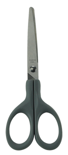 Ножицi офiснi, JOBMAX, 130 мм, сірі BM.4522 фото