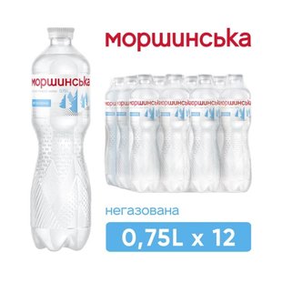 Вода Моршинська негазована 0.75 л, 12 шт/упаковка 00543 фото