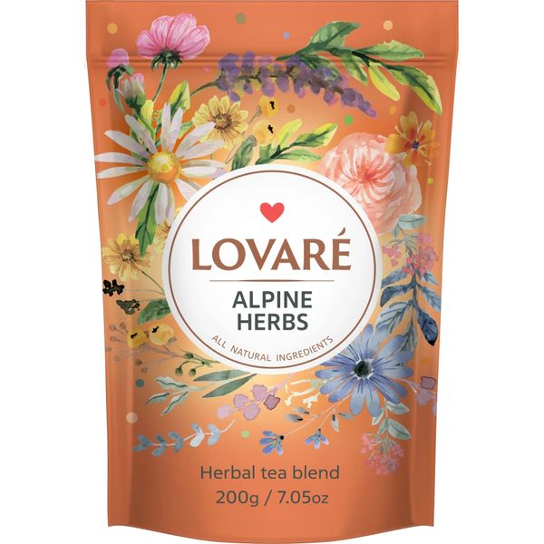 Чай листовий Lovare Alpen Herbs 200 г 03247 фото