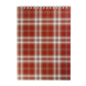 Блокнот на пружині Buromax зверху Shotlandka, А5, 48 аркушів, клітинка, бордова обкладинка BM.2470-13 фото