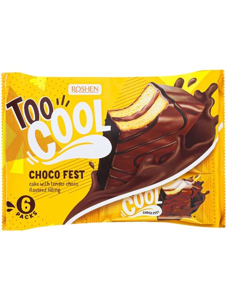 Тістечка Roshen Too Cool Choco Fest 270 г 34406 фото