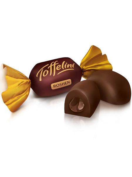 Шоколадні цукерки Roshen Toffelini 1 кг 31962 фото