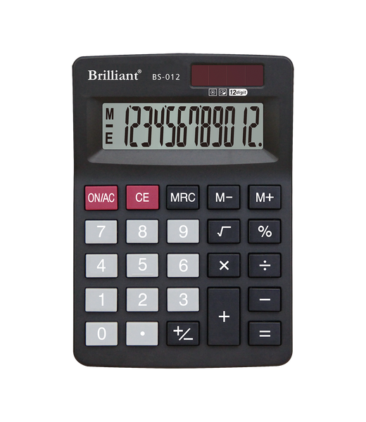 Калькулятор настольный Brilliant BS-012, 12 розрядів BS-012 фото