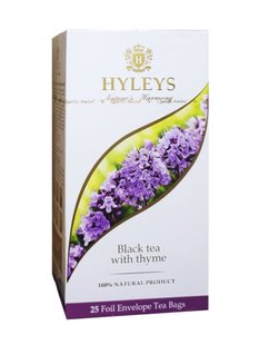 Чай чорний Hyleys з чебрецем, 25 пакетиків 10487 фото