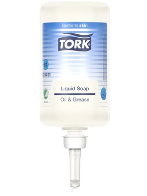 Жидкое-мыло очиститель для рук Tork Premium от жировых и технических загрязнений, 1000 порций, 1 л 420401 фото