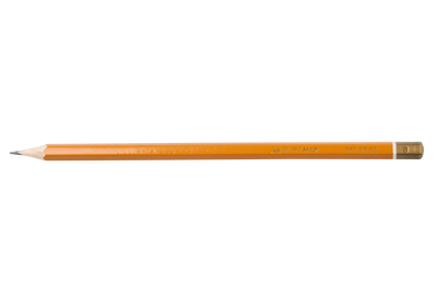 Олівець графітовий PROFESSIONAL B, жовтий, без гумки , туба - 144 шт. BM.8542 фото