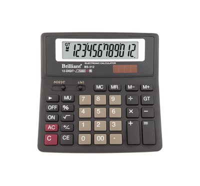 Калькулятор Brilliant BS-312, 12 разрядов BS-312 фото