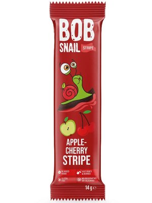 Цукерка Bob Snail Яблуко-Вишня 14 г 8809 фото