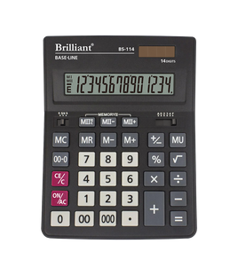 Калькулятор Brilliant настільний BS-114, 14 розрядів BS-114 фото