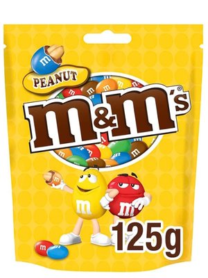Цукерки M&M's з арахісом та молочним шоколадом 125 г 8861 фото