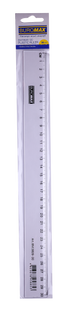 Лінійка пластикова 30см, прозора, в блістері BM.5826-30 фото