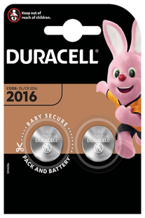Елемент живлення (батарейка) DURACELL DL2016 DSN 2 шт/упаковка s.5010969 фото