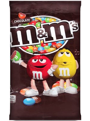 Цукерки M&M's з молочним шоколадом 90 г 8862 фото