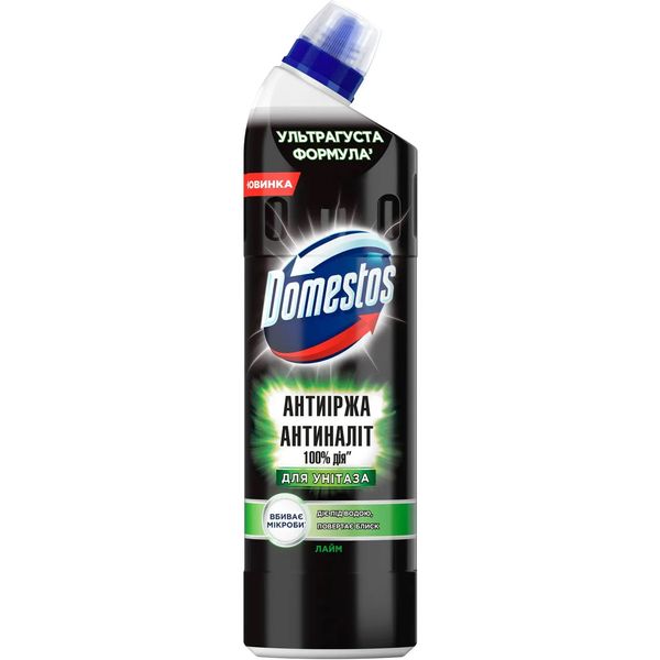 Засіб для миття унітаза Domestos Грін Антиіржа/Антиналіт 0.75 л 31591 фото