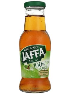 Сік Jaffa Яблучний освітлений, у скляній пляшці 0.25 л 85600 фото