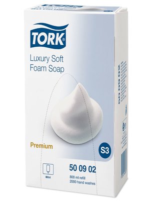 Мыло-пена для рук Tork Luxury Premium, 2000 порций, 0,8 л 500902 фото