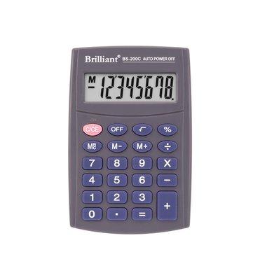 Калькулятор BS-200C карманный, 8 разрядов BS-200C фото