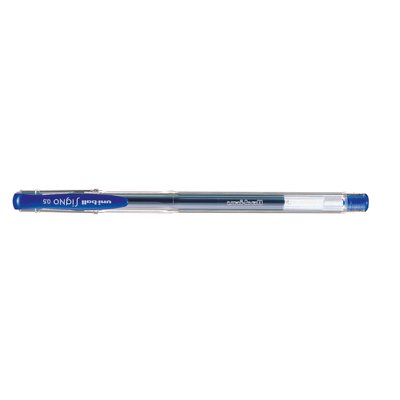 Ручка гел. uni-ball Signo fine 0.7мм, синя UM-100.(07).Blue фото