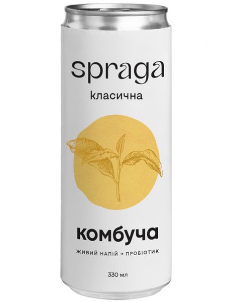 Комбуча Spraga Класична 0.33 л 02084 фото