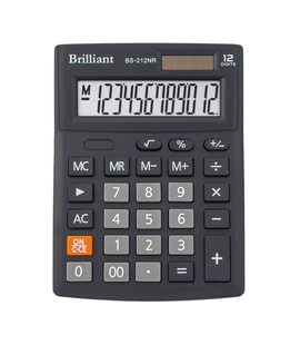 Калькулятор Brilliant BS-212NR, 12 розрядів BS-212NR фото