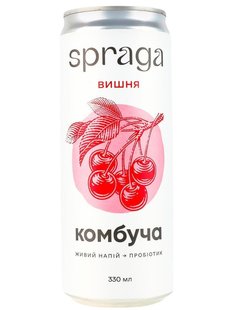 Комбуча Spraga Вишня 0.33 л 02435 фото