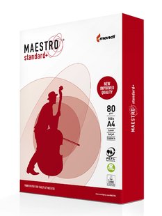 Папір MAESTRO STANDARD+, А4, клас B, 500 аркушів MaestroA480ST фото