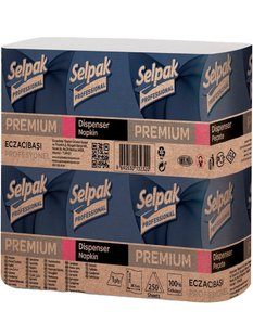 Серветки Selpak Pro Premium для диспенсера, 250 шт/упаковка 32320 фото