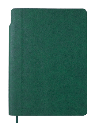 Блокнот діловий FRESH, А5, 96 арк., крапка, зелений, шт.шкіра BM.295311-04 фото