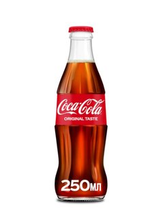 Напій безалкогольний Coca Cola в склі 0.25 л 90086 фото