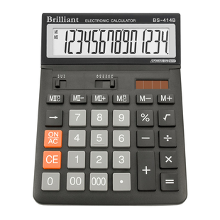 Калькулятор Brilliant BS-414В, 14 розрядів BS-414 фото
