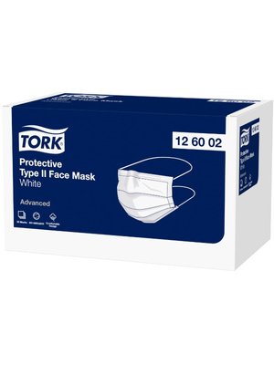 Медицинские маски для лица Tork, 10 шт/упаковка 126002 фото