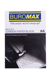 Папір копіювальний, чорний, А4, 100 арк BM.2701 фото