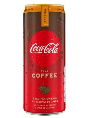Напій безалкогольний Coca Cola Zero Plus Coffee Caramel 0.25 л 91376 фото