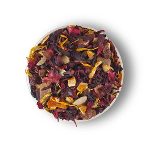 Чай фруктовий з каркаде Чайні шедеври Королівський десерт, листовий 500 г 18793 фото