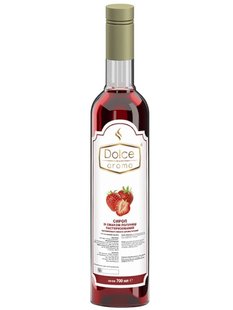 Сироп Dolce Aroma Клубничный 0.7 л 81809 фото