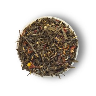 Чай зелений та трав'яний Чайні шедеври Цитрусова меліса, листовий 500 г 76951 фото
