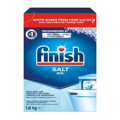 Сіль для посудомийних машин FINISH 1.5 кг 82736 фото