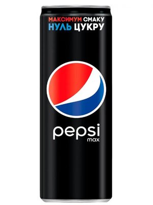Напій безалкогольний Pepsi Black 0.33 л 12666 фото